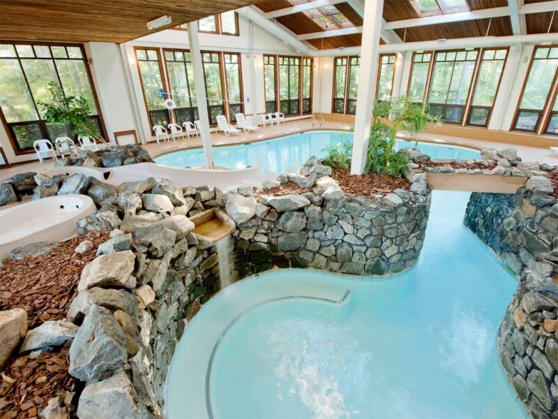 Find the hidden cave just beyond the refreshing waterfall